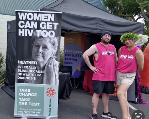 Benji and Samora: Positive Women Inc Testing at “Together We Thrive”  